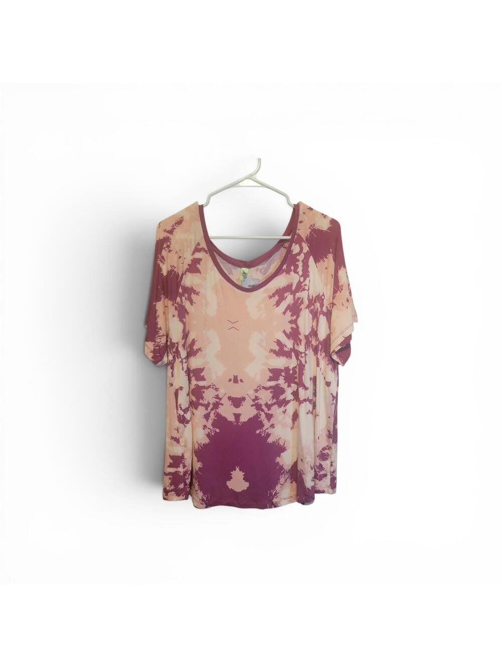 Honeydew Classic T-Shirt Tie-Dye Pink and Purple Size XL
